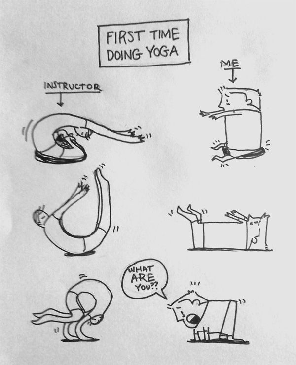 first time doing yoga