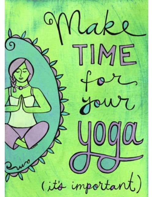 make time for your yoga